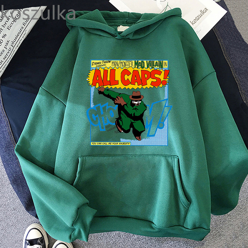 Mens Hoodies Sweatshirts Mf Doom Hoodie Menwomen Casual Unisex Streetwear fashion Autumn Winter Clothes Long Sleeve Sweatshirt Pullovers 230113