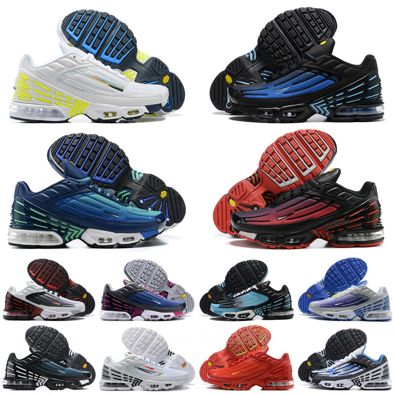WITH BOX Designer tn 3 mens athletic Running shoes tn plus 3 tn3 tns Tuned unity repeat print silver blue smoke grey all black white obsidian sneakers trainers big 20, Color 9
WITH BOX Designer tn 3 mens athletic Running shoes tn plus 3 tn3 tns Tuned unity repeat print silver blue smoke grey all black white obsidian sneakers trainers big 20, Color 9
