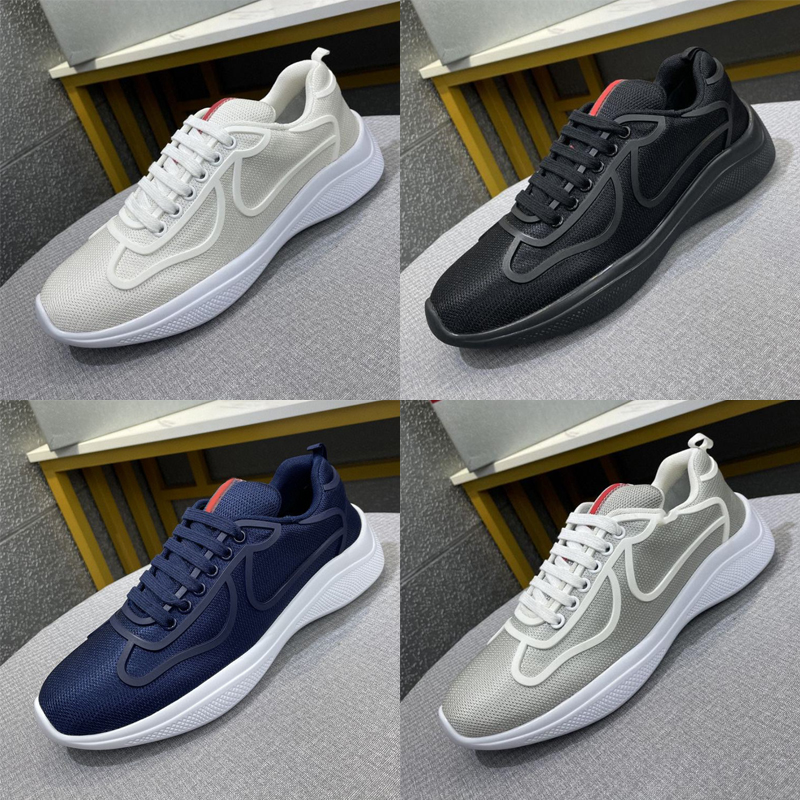 Men Bike Fabric Sneakers Casual Shoe Mesh Rubber trim Flat Shoes Runner Trainers Black White Lace-up Nylon with box NO309, Color 1
Men Bike Fabric Sneakers Casual Shoe Mesh Rubber trim Flat Shoes Runner Trainers Black White Lace-up Nylon with box NO309, Color 1