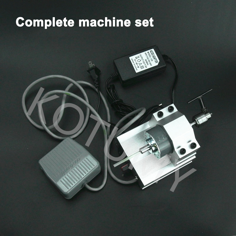 Electric Equipment Hollow Shaft Motor Device Fishing Rod Floating Grinder Small DIY Grinding Color Adjustable Speed Rotating Machine