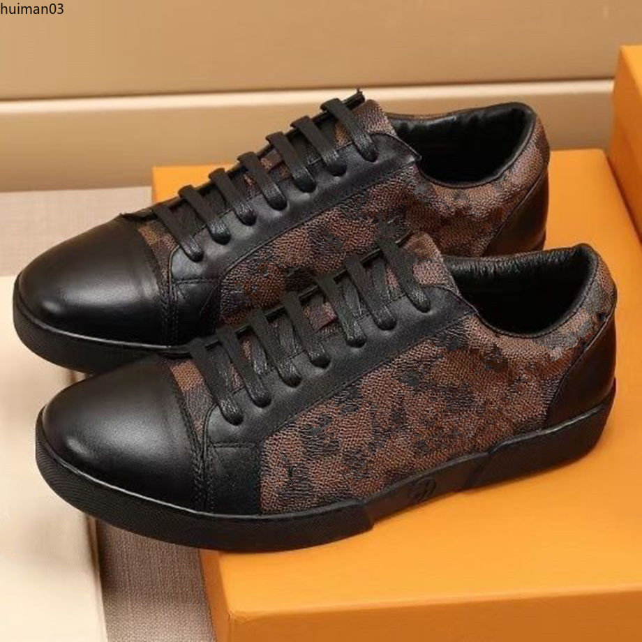 Luxury trainer sneakers fashion brand Designer mens shoes Genuine leather sneaker Size 38-45 hm0312