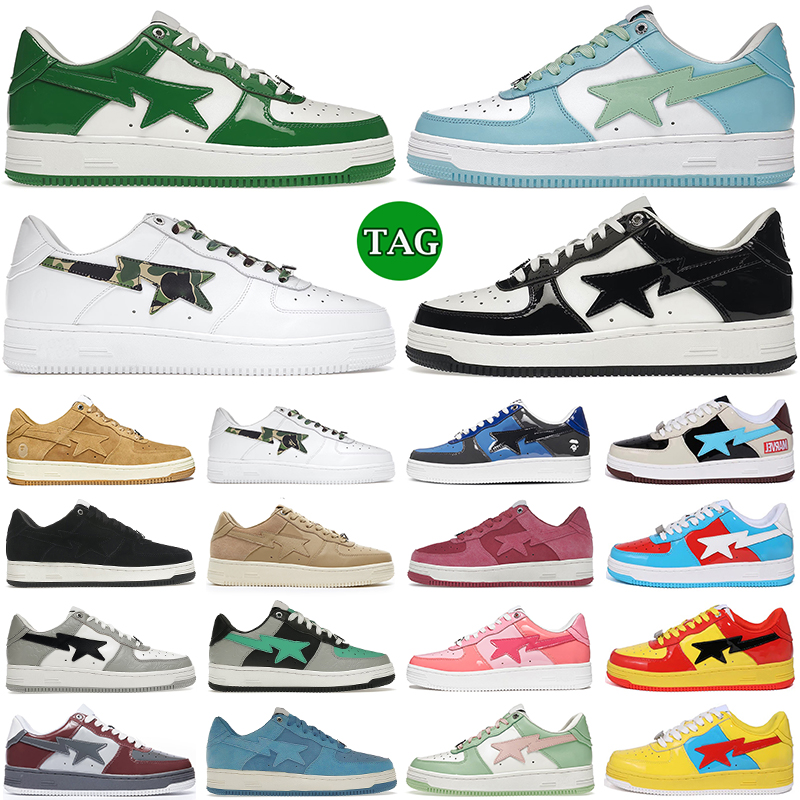 2023 designer shoes for men women bapesta sneakers low top Black White Blue Camo Green Suede Pastel Pink Beige Grey mens fashion trainers tennis
2023 designer shoes for men women bapesta sneakers low top Black White Blue Camo Green Suede Pastel Pink Beige Grey mens fashion trainers tennis