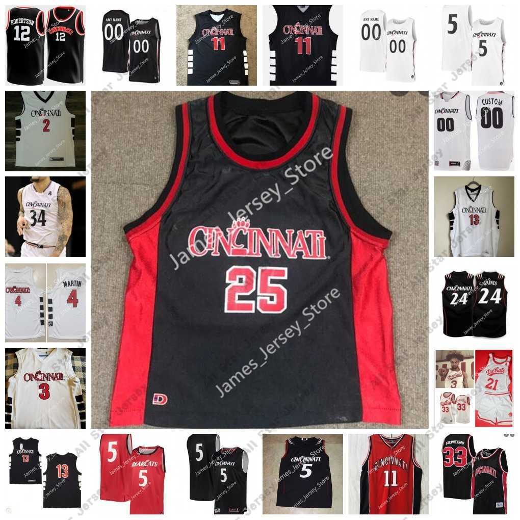 College Basketball Wears College Basketball Wears Custom Cincinnati Bearcats Stitched Basketball Jersey Rob Banks 24 Jeremiah Davenport 5 David DeJulius 32 Jarre