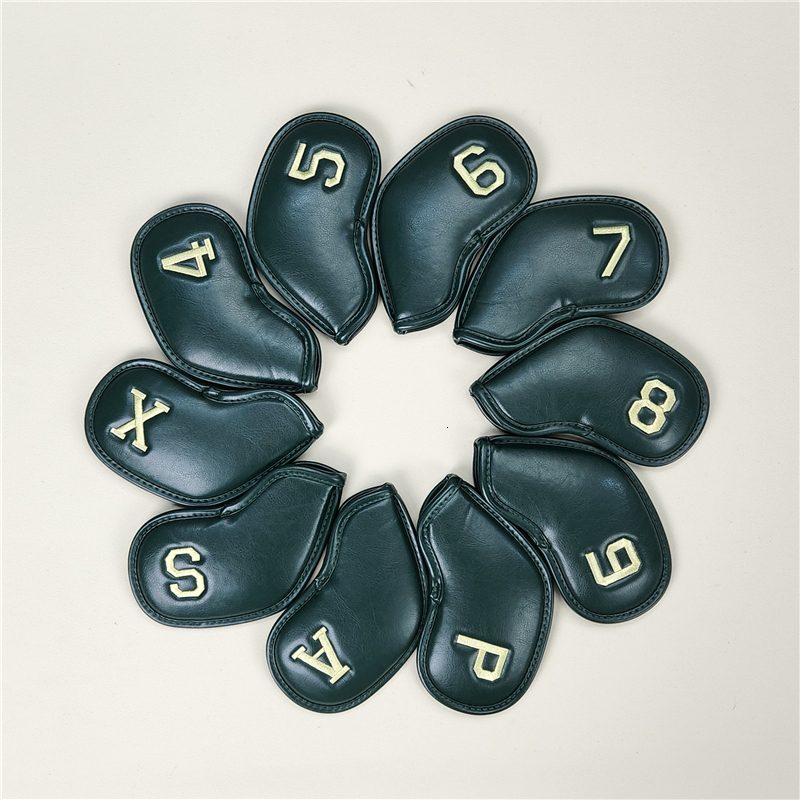 Other Golf Products club cover Iron Rod head Cap Dark green plush original sheet 230113