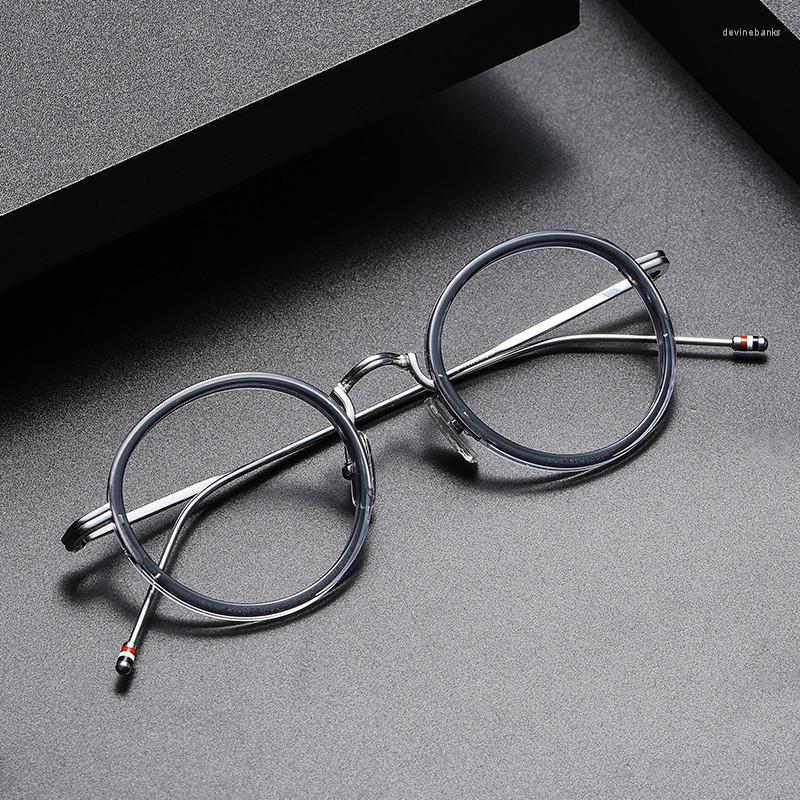 Sunglasses Frames 2023 Pure Titanium Optical Frame Round Glasses Women Custom Myopia Prescription Eyewear Men Retro Fashion Eyeglasses 906
Sunglasses Frames 2023 Pure Titanium Optical Frame Round Glasses Women Custom Myopia Prescription Eyewear Men Retro Fashion Eyeglasses 906