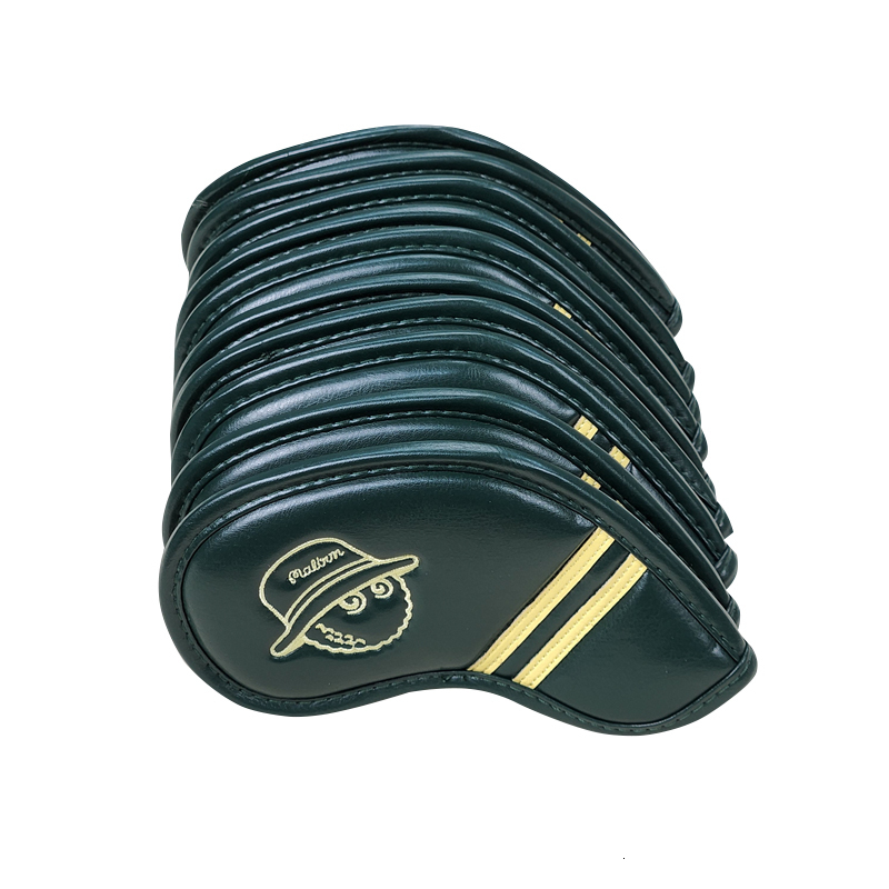 Other Golf Products club cover Iron Rod head Cap Dark green plush original sheet 230113
