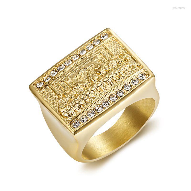 Cluster Rings Arrival Hip Hop Unisex High Quality Gold/silver Color Vinci Jesus Judah Dinner The Last Supper Ring With Zircon
Cluster Rings Arrival Hip Hop Unisex High Quality Gold/silver Color Vinci Jesus Judah Dinner The Last Supper Ring With Zircon