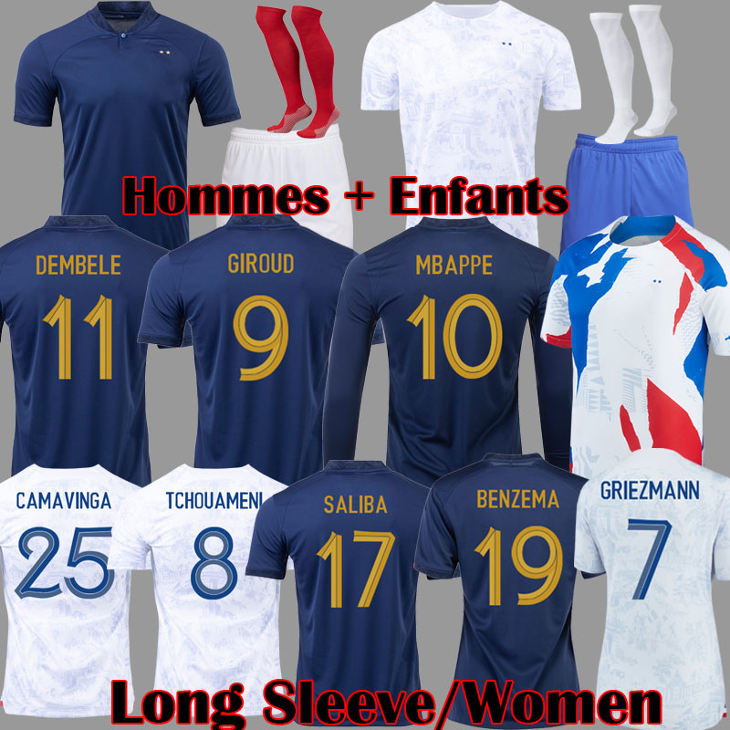MBAPPE 2022 Soccer Jerseys 22 23 maillot French BENZEMA CAMAVINGA Football shirts GRIEZMANN DEMBELE maillot foot HERNANDEZ kit shirt hommes enfants, Pre match
MBAPPE 2022 Soccer Jerseys 22 23 maillot French BENZEMA CAMAVINGA Football shirts GRIEZMANN DEMBELE maillot foot HERNANDEZ kit shirt hommes enfants, Pre match