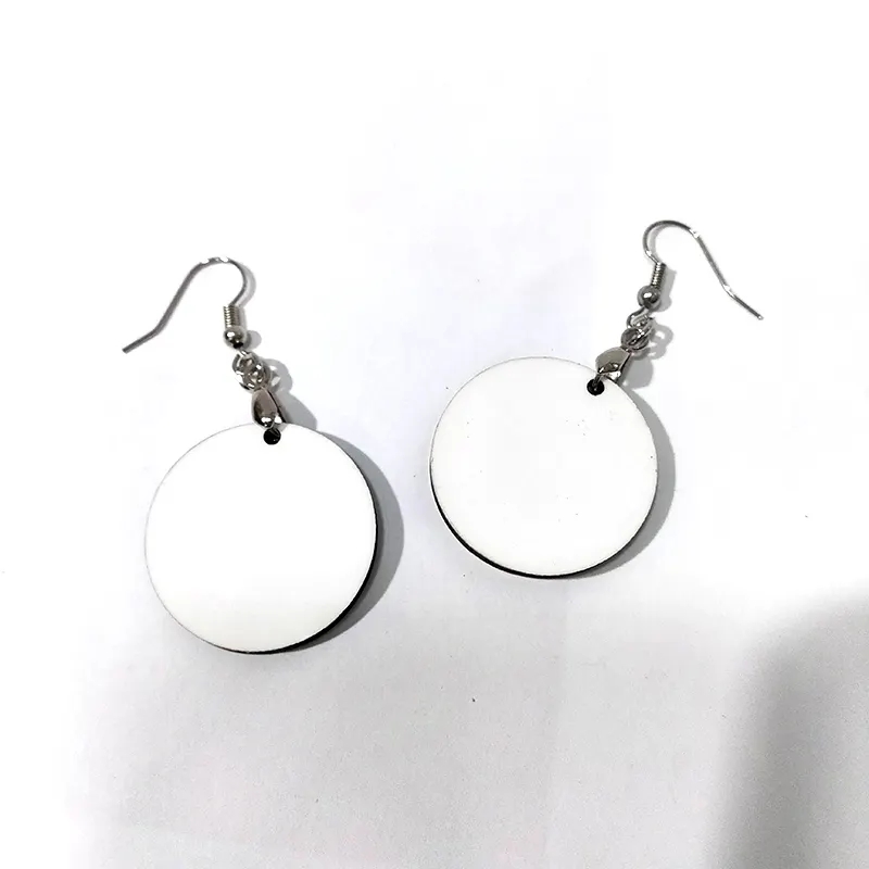 Different Size Sublimation Round earrings ear pendants wooden Circle sublimation blank earring large Africa earrings DIY jewelry Z11