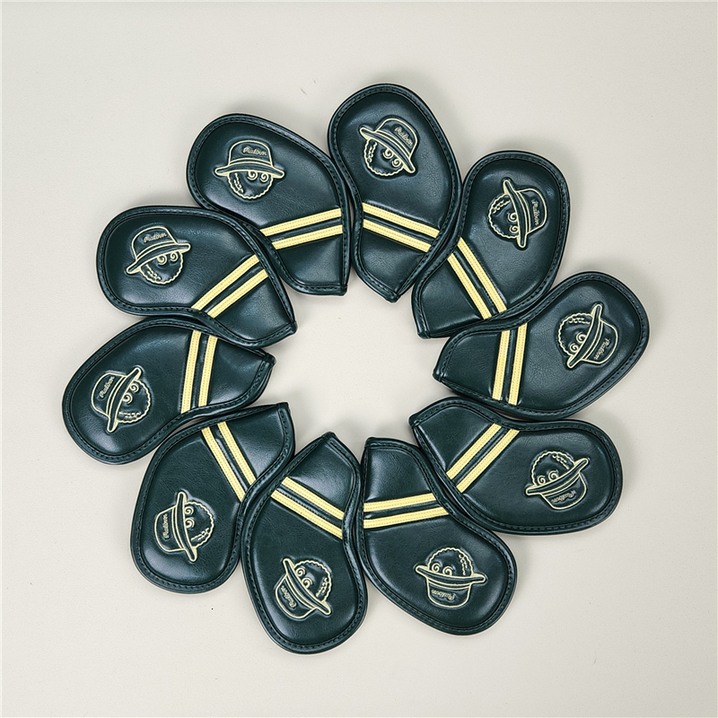 Other Golf Products club cover Iron Rod head Cap Dark green plush original sheet 230113
