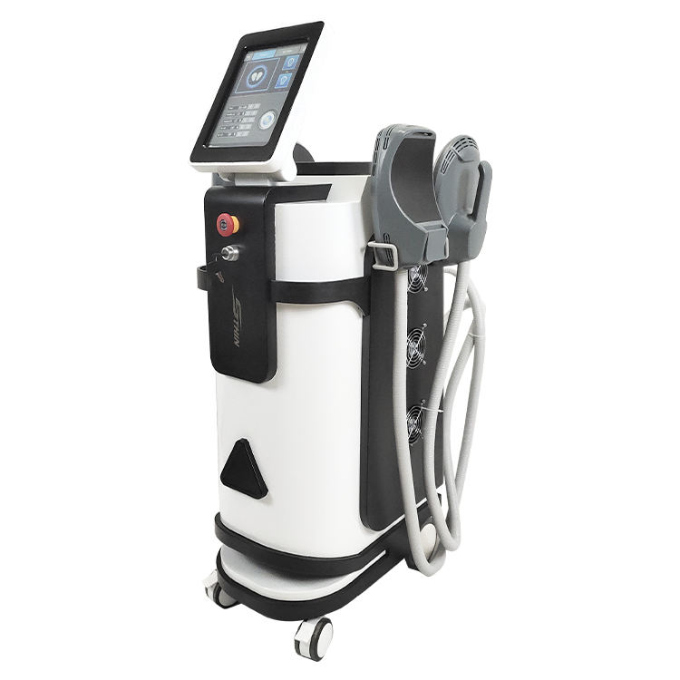 Popular Rest Assured Ems Muscle Stimulation Machine 4 Handles Reduce Fat For Burn Calories