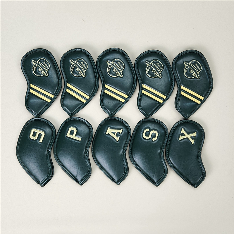 Other Golf Products club cover Iron Rod head Cap Dark green plush original sheet 230113