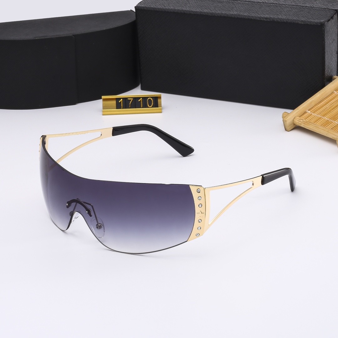design sunglasses For women Fashion sun glasses UV protection big connection lens Frameless Top Quality Come With Package1710
