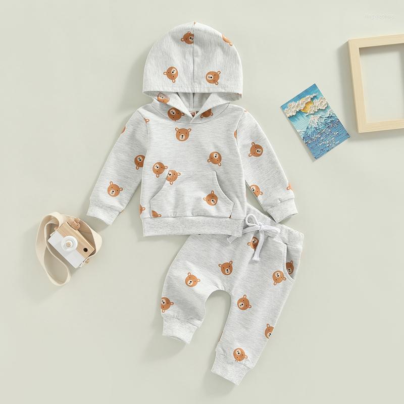 Clothing Sets FOCUSNORM 0-3Y Infant Baby Boys Girls 2pcs Clothes Cartoon Bear Hooded Pocket Pullover Tops Pants, Picture shown
Clothing Sets FOCUSNORM 0-3Y Infant Baby Boys Girls 2pcs Clothes Cartoon Bear Hooded Pocket Pullover Tops Pants, Picture shown