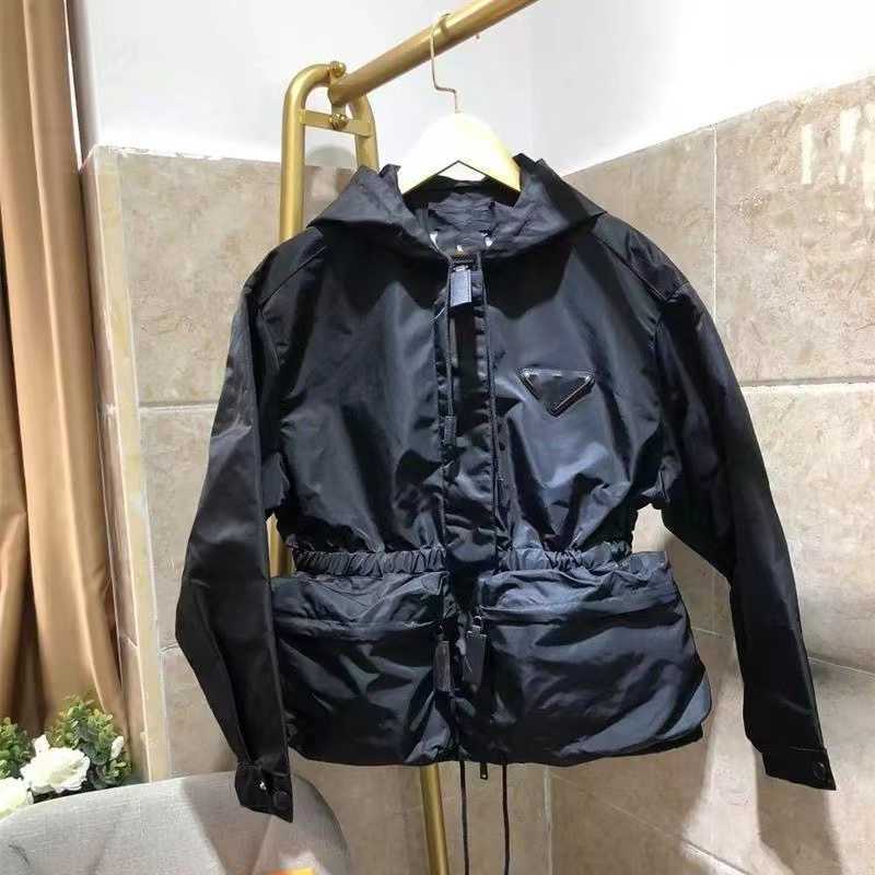 Women's Jackets female designer jacket fashion P home autumn and winter luxury big pocket zipper hooded windbreaker CUMB, Black
Women's Jackets female designer jacket fashion P home autumn and winter luxury big pocket zipper hooded windbreaker CUMB, Black
