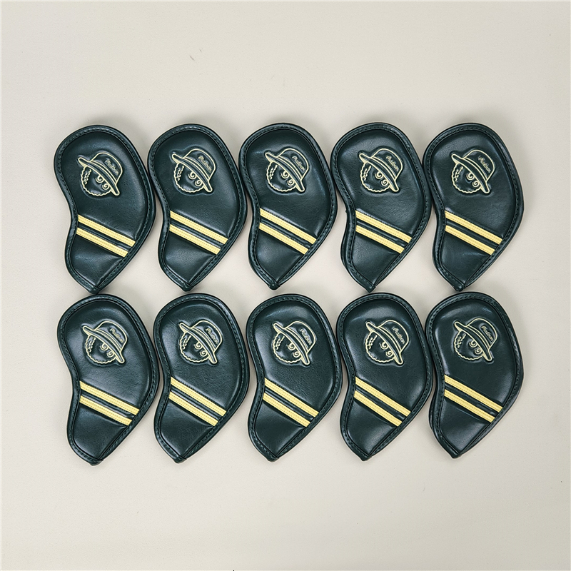 Other Golf Products club cover Iron Rod head Cap Dark green plush original sheet 230113
