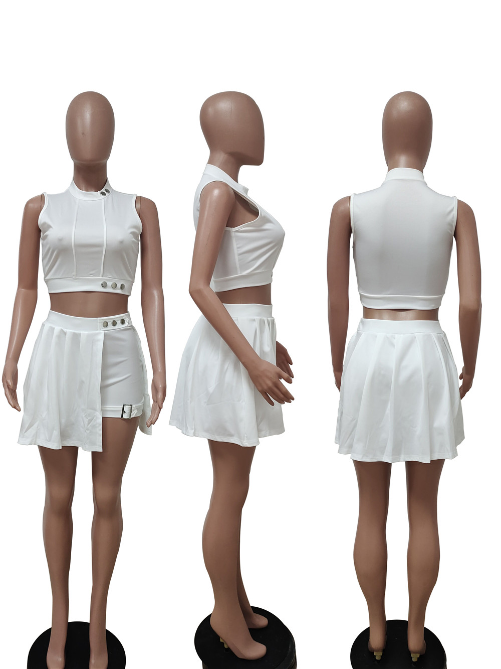 Spring Tracksuits Women outfits Two Piece Sets Summer Sleeveless vest top and Shorts skirt 2pcs Matching Sets Casual Solid Suits Active Sportswear 920