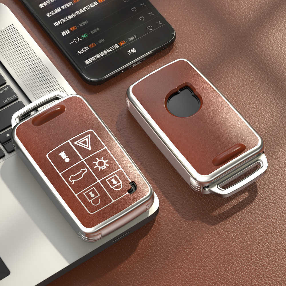 TPU Car Key Case Cover Fob For Volvo S60 S80 V60 XC60 XC70 S60L S80L V40 XC90 5 6 Buttons Remote Protection Shell Accessories 0109