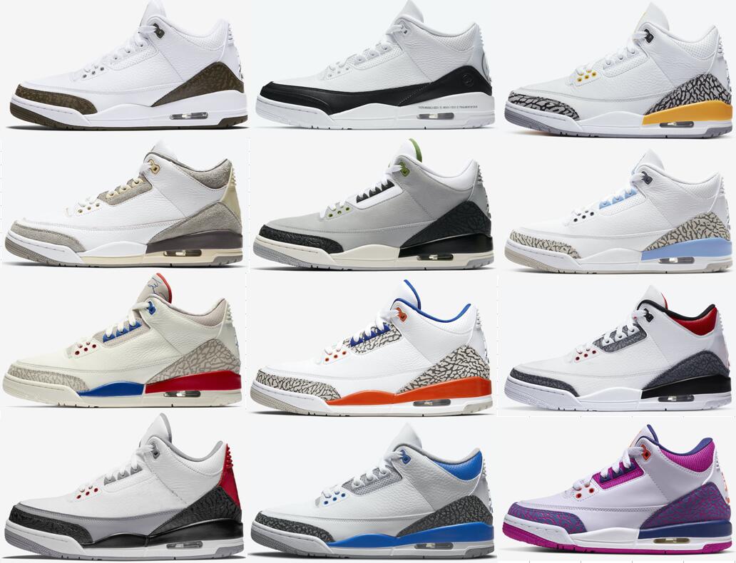 Jumpman 3s Basketball Shoes Mens Trainers Outdoor Sports Sneakers 3 Fire Red Pine Green Racer Blue Cool Grey UNC Court Purple Laser Orange 1th., 15
Jumpman 3s Basketball Shoes Mens Trainers Outdoor Sports Sneakers 3 Fire Red Pine Green Racer Blue Cool Grey UNC Court Purple Laser Orange 1th., 15