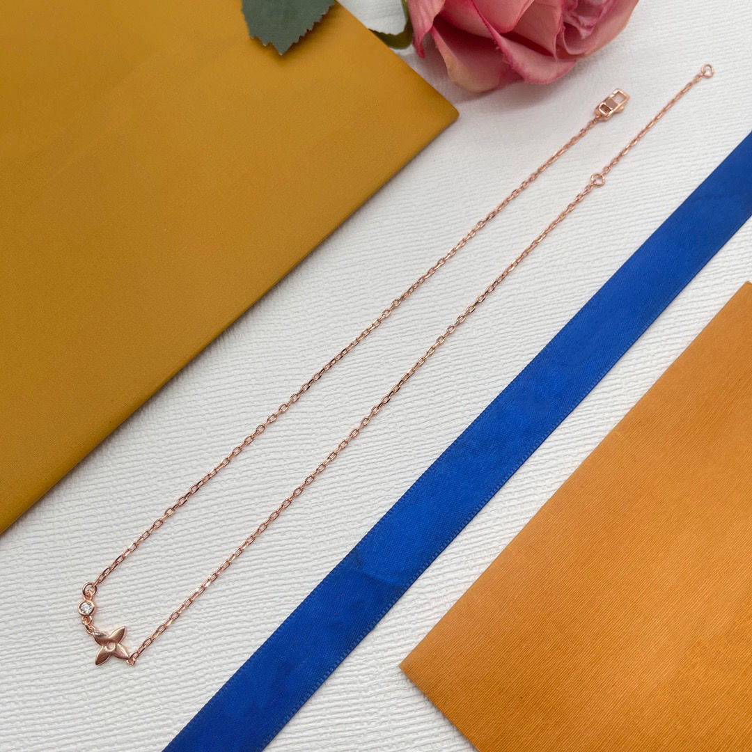 Pendant Necklaces Jewelry Titanium Steel gold silver Plated Necklaces For Women and men with Gift box