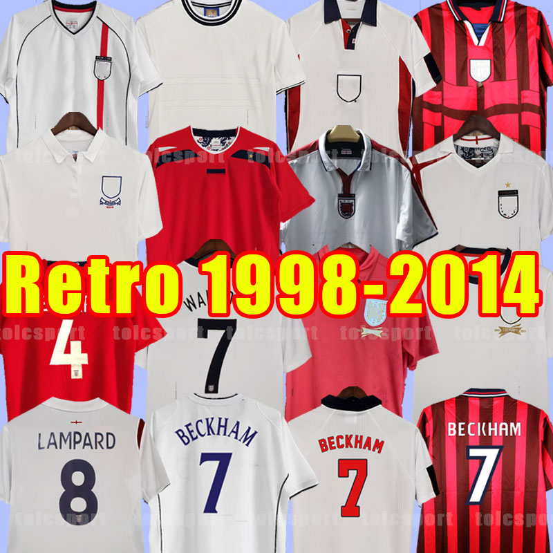 England soccer jerseys Blackout kits BECKHAM GASCOIGNE OWEN GERRARD Retro football shirt BARNES mash up FOWLER ROBSON SCHOLES5 07 08 10 09 12 14 13 1998 2000 2002 2004
England soccer jerseys Blackout kits BECKHAM GASCOIGNE OWEN GERRARD Retro football shirt BARNES mash up FOWLER ROBSON SCHOLES5 07 08 10 09 12 14 13 1998 2000 2002 2004