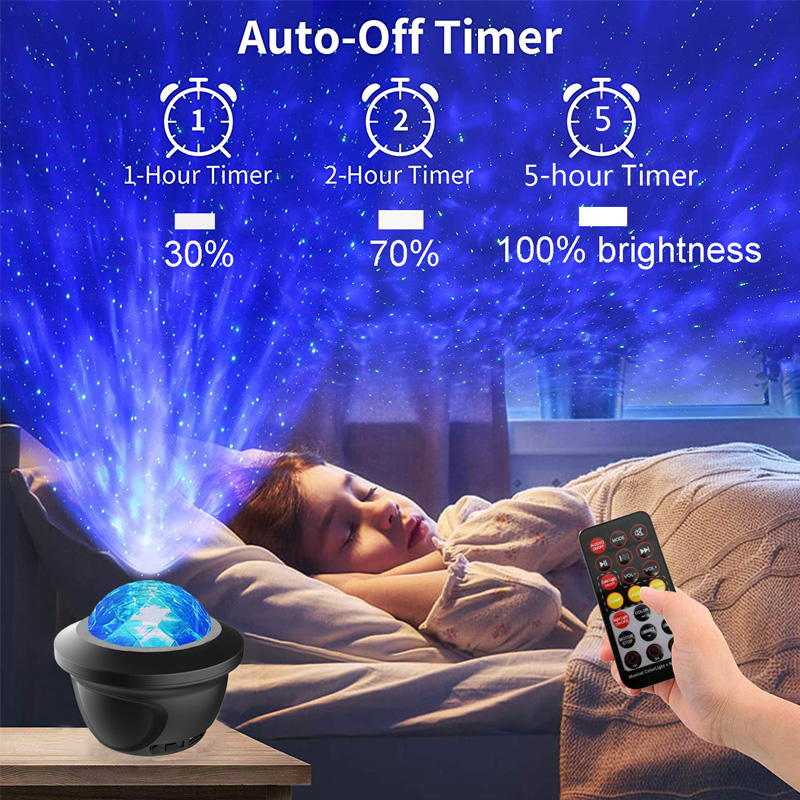 LED USB Night Light Galaxy Projector Starry Sky Children Christmas Gifts Home Room Decoration Music Bluetooth Speaker