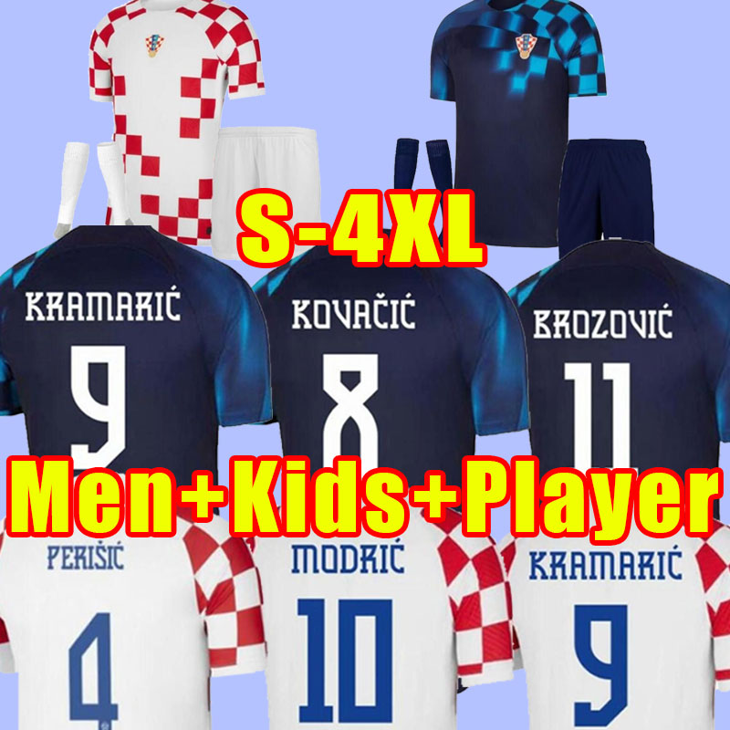 Maillot de Croatis soccer jerseys 2022 Hrvatska jersey MODRIC BROZOVIC PERISIC REBIC BREKALO KRAMARIC KOVACIC SOSA SUKER Croat fans player version MEN KIDS 3XL 4XL, Home
Maillot de Croatis soccer jerseys 2022 Hrvatska jersey MODRIC BROZOVIC PERISIC REBIC BREKALO KRAMARIC KOVACIC SOSA SUKER Croat fans player version MEN KIDS 3XL 4XL, Home