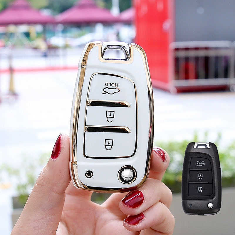 TPU Cover For Hyundai Tucson Sonata Elantra I40 Celesta I35 Case Bag Auto Holder Shell Accessories Keychain Car Styling 0109