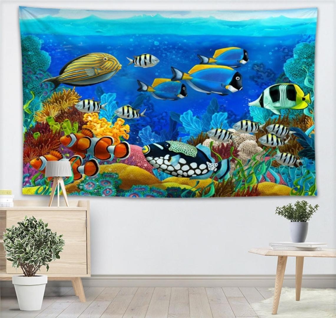 Custom Underwater world Hanging Sheets Home Decorative Tapestries Beach Blanket Cloth Wall Tapestry 2206229772788
Custom Underwater world Hanging Sheets Home Decorative Tapestries Beach Blanket Cloth Wall Tapestry 2206229772788