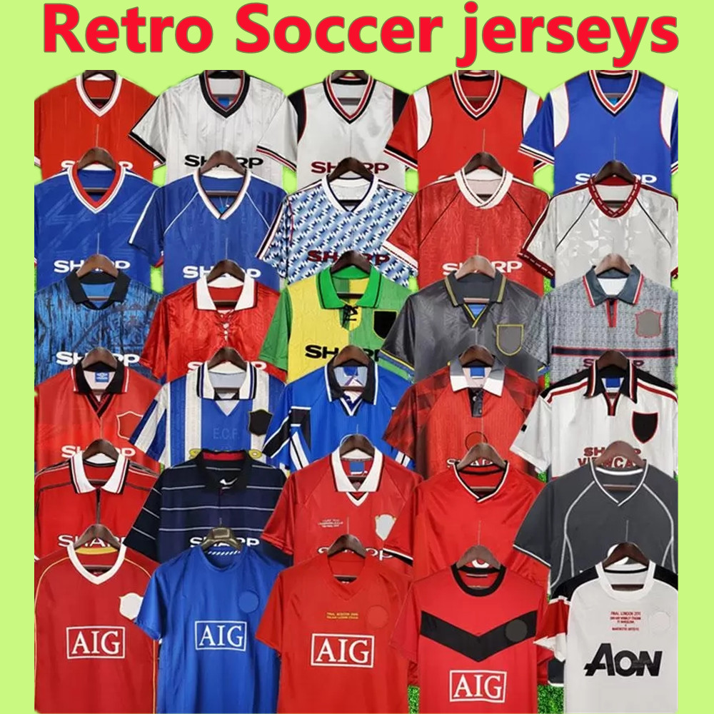 SOLSKJAER Retro Soccer jerseys ROBSON 1992 1994 1996 2002 ROONEY 1999 2000 finals Giggs SCHOLES BECKHAM RONALDO Vitage 1990 1998 CANTONA KEANE football shirts, 46
SOLSKJAER Retro Soccer jerseys ROBSON 1992 1994 1996 2002 ROONEY 1999 2000 finals Giggs SCHOLES BECKHAM RONALDO Vitage 1990 1998 CANTONA KEANE football shirts, 46