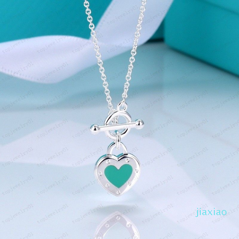 Luxury Designer Sterling Silver Heart Bangle Bracelet Necklace Set Shape Original Fashion Classic Bracelet Women Jewelry Gift with box 
Luxury Designer Sterling Silver Heart Bangle Bracelet Necklace Set Shape Original Fashion Classic Bracelet Women Jewelry Gift with box