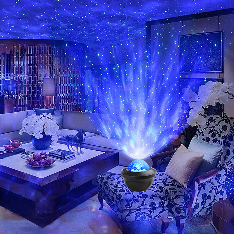 LED USB Night Light Galaxy Projector Starry Sky Children Christmas Gifts Home Room Decoration Music Bluetooth Speaker