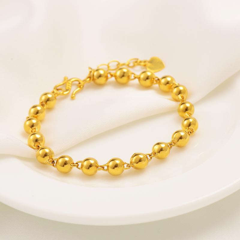 Link Bracelets Chain 2023 Ball Beads Smooth Bracelet For Women Gold Silver Color Beaded Charms Metal Statement Jewelry Gift
Link Bracelets Chain 2023 Ball Beads Smooth Bracelet For Women Gold Silver Color Beaded Charms Metal Statement Jewelry Gift
