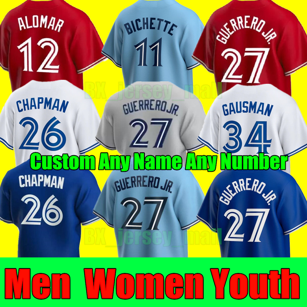 2023 S-4XL Custom Vladimir Guerrero Jr. Baseball Jersey Bo Bichette Alejandro KIRK TORONTO MATT CHAPMAN GEORGE SPRINGER BlUE JAYS DRURY HERNANDEZ Gurriel Jr. Jerseys, As shown in illustration
2023 S-4XL Custom Vladimir Guerrero Jr. Baseball Jersey Bo Bichette Alejandro KIRK TORONTO MATT CHAPMAN GEORGE SPRINGER BlUE JAYS DRURY HERNANDEZ Gurriel Jr. Jerseys, As shown in illustration