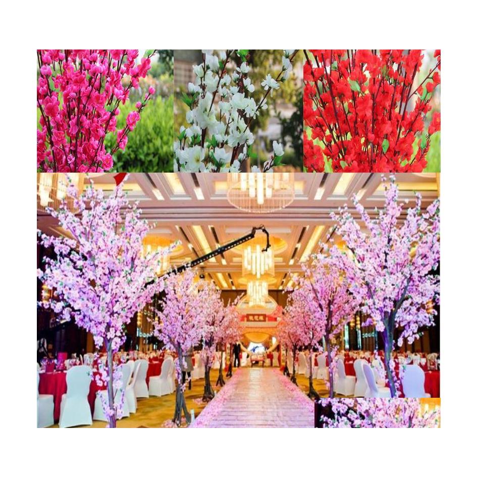 Decorative Flowers Wreaths 160Pcs Artificial Cherry Spring Plum Peach Blossom Branch Silk Flower Tree For Wedding Party Decoration Dhphc, Pink
Decorative Flowers Wreaths 160Pcs Artificial Cherry Spring Plum Peach Blossom Branch Silk Flower Tree For Wedding Party Decoration Dhphc, Pink