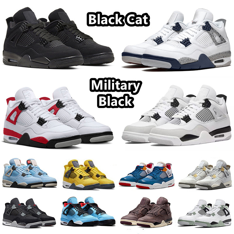 Jumpman Jorda 4 Black Cat Basketball Shoes Midnight Navy 4s Military Black Violet Ore University Blue White Oreo Red Cement Messy Room 1th., Item#4
Jumpman Jorda 4 Black Cat Basketball Shoes Midnight Navy 4s Military Black Violet Ore University Blue White Oreo Red Cement Messy Room 1th., Item#4