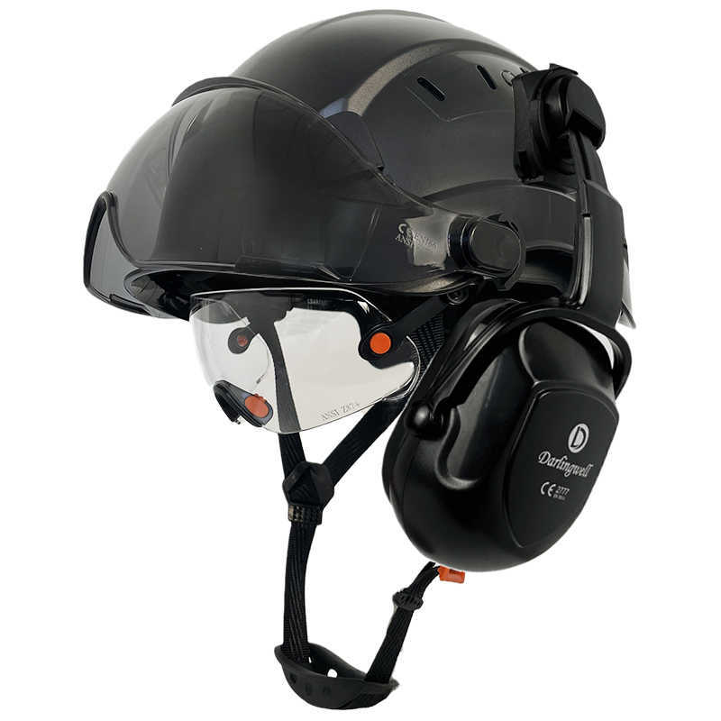 New Type CE Safety Helmet With Visor For Engineer And Earmuff EN352 ABS Hard Hat ANSI Work Cap Head Protection EN397
New Type CE Safety Helmet With Visor For Engineer And Earmuff EN352 ABS Hard Hat ANSI Work Cap Head Protection EN397