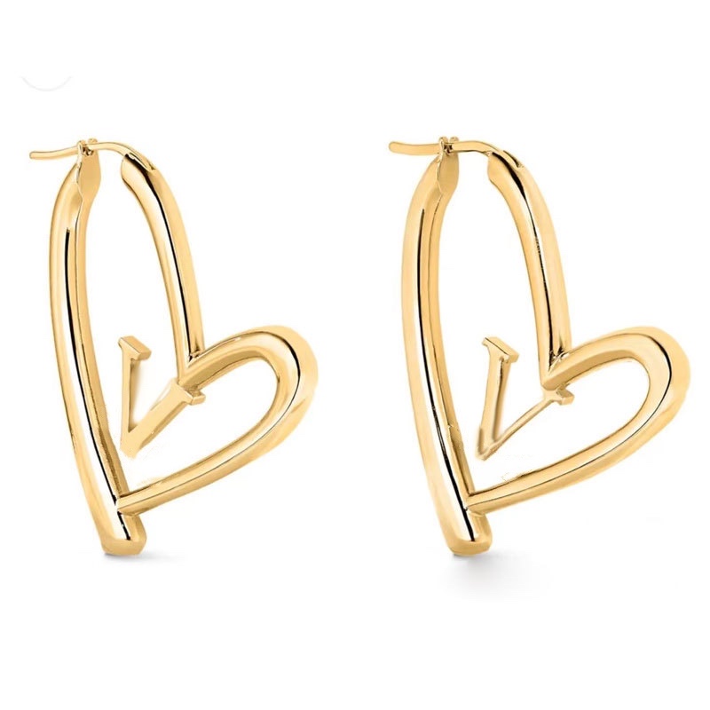 New Designer Classic Love hoop HEART Earrings Fashion Style Studs Design Stamp Stainless Steel Gold Plated Stud earrings For Women Party Gifts With Box
New Designer Classic Love hoop HEART Earrings Fashion Style Studs Design Stamp Stainless Steel Gold Plated Stud earrings For Women Party Gifts With Box