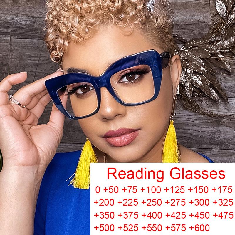 Sunglasses Oversized Square Blue Reading Hyperopia Glasses Plus 0 TO 6.0 Clear Computer Eyeglasses Unisex Anti-Blue Light
Sunglasses Oversized Square Blue Reading Hyperopia Glasses Plus 0 TO 6.0 Clear Computer Eyeglasses Unisex Anti-Blue Light