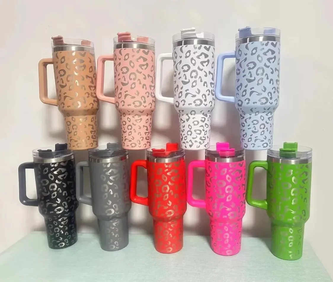 40oz leopard Stainless Steel Tumblers with handle Water Bottle Portable Outdoor Sports Cup Beer Mug Insulation Outdoor Travel Vacuum Flask Bottles, Note your colors
40oz leopard Stainless Steel Tumblers with handle Water Bottle Portable Outdoor Sports Cup Beer Mug Insulation Outdoor Travel Vacuum Flask Bottles, Note your colors