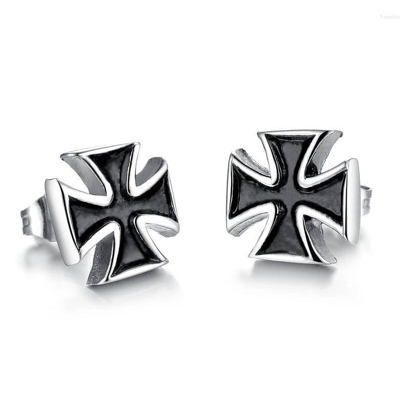 Stud Earrings 2PCS Simple Cross Studs For Men Boy Knights Templar Iron Earring Stainless Steel Crucifix Biker Ears Male Jewelry
Stud Earrings 2PCS Simple Cross Studs For Men Boy Knights Templar Iron Earring Stainless Steel Crucifix Biker Ears Male Jewelry