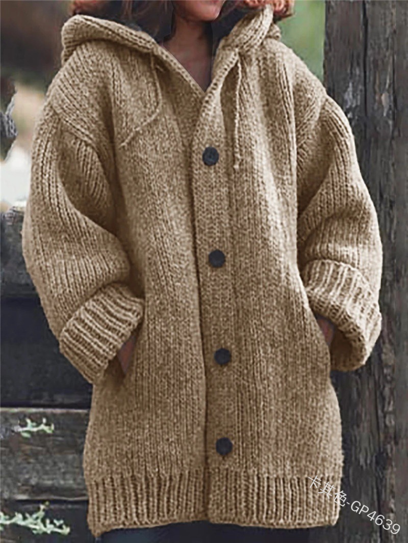 Women' Sweaters Womens Autumn And Winter Classic Color Block Knitted Cardigan Long-Sleeved Slim Casual Knitwear Sweater With PocketsWomen
Women' Sweaters Womens Autumn And Winter Classic Color Block Knitted Cardigan Long-Sleeved Slim Casual Knitwear Sweater With PocketsWomen