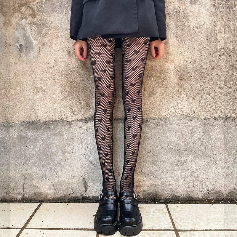 Women Socks 2023 Gothic Heart Letter Lolita Magical Girl Fishnet Stockings Japanese Lace Cute Hollow Breathable Sexy Pantyhose Tights, Color
Women Socks 2023 Gothic Heart Letter Lolita Magical Girl Fishnet Stockings Japanese Lace Cute Hollow Breathable Sexy Pantyhose Tights, Color