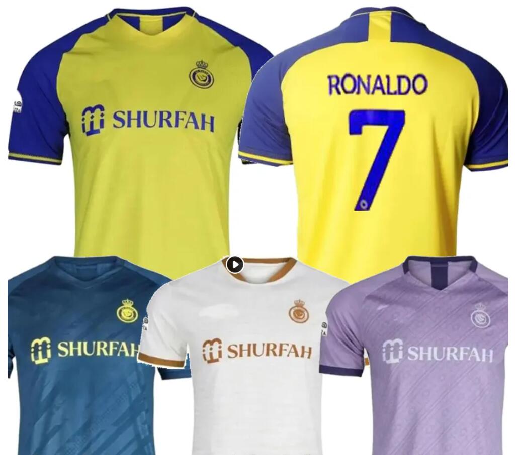 Al Nassr FC Ronaldo soccer Jerseys 22 23 Home yellow away 2022 2023 CR7 Gonzalo Martinez Talisca women FANS men Football shiirt Al-Nassr, Adult
Al Nassr FC Ronaldo soccer Jerseys 22 23 Home yellow away 2022 2023 CR7 Gonzalo Martinez Talisca women FANS men Football shiirt Al-Nassr, Adult