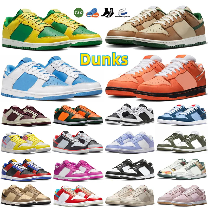 panda low-top casual shoes Reverer UNC TSU Tigers SE Seoul CAU Fruitr Pebbles Panda Pigeon outdoor dunks sports shoes for men and women