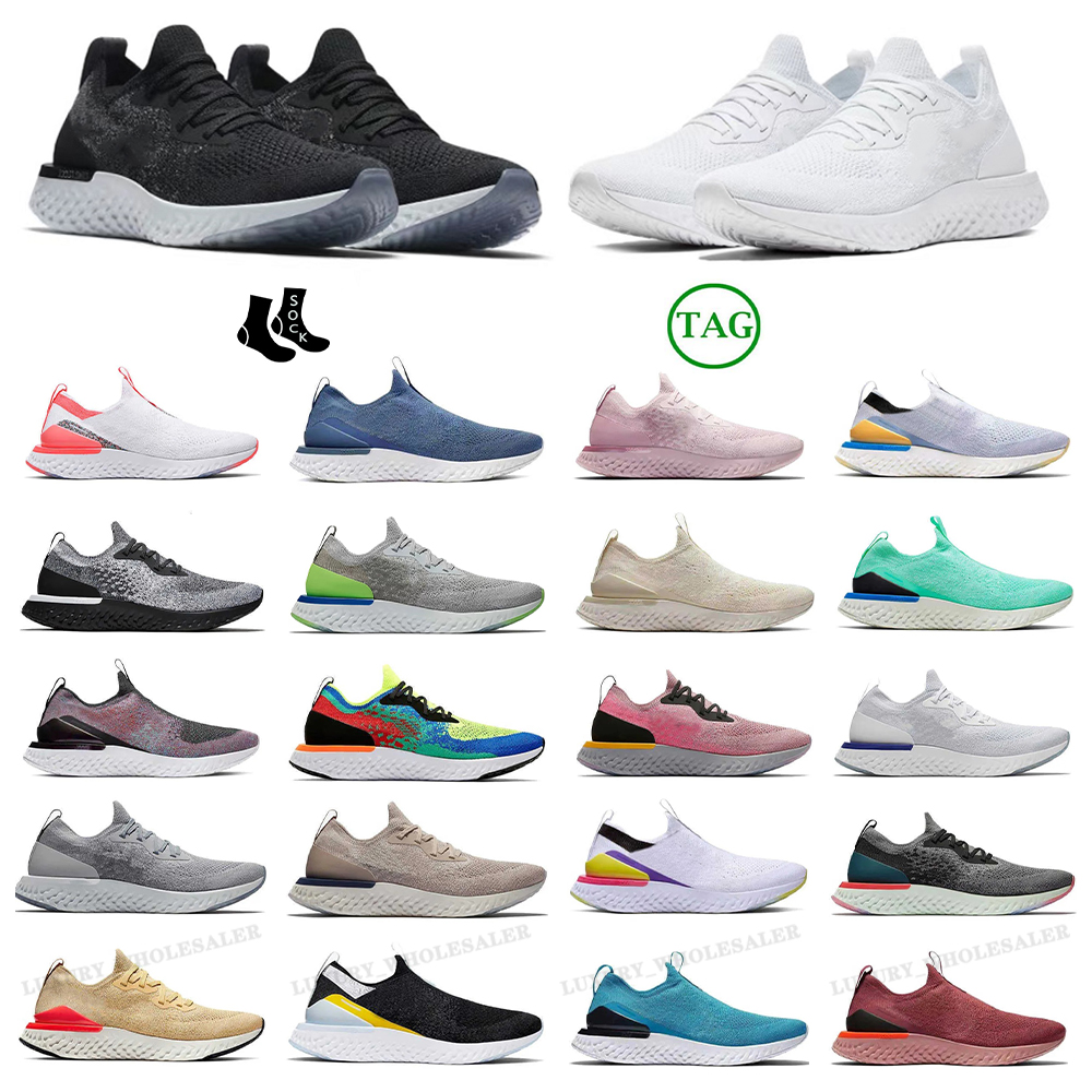 Designer sport running shoes Epic React Fly Knit V1 V2 Womens Mens Trainers Club Gold Triple Black White Slip On lacesless Loafers Sneakers, All white 36-45
Designer sport running shoes Epic React Fly Knit V1 V2 Womens Mens Trainers Club Gold Triple Black White Slip On lacesless Loafers Sneakers, All white 36-45