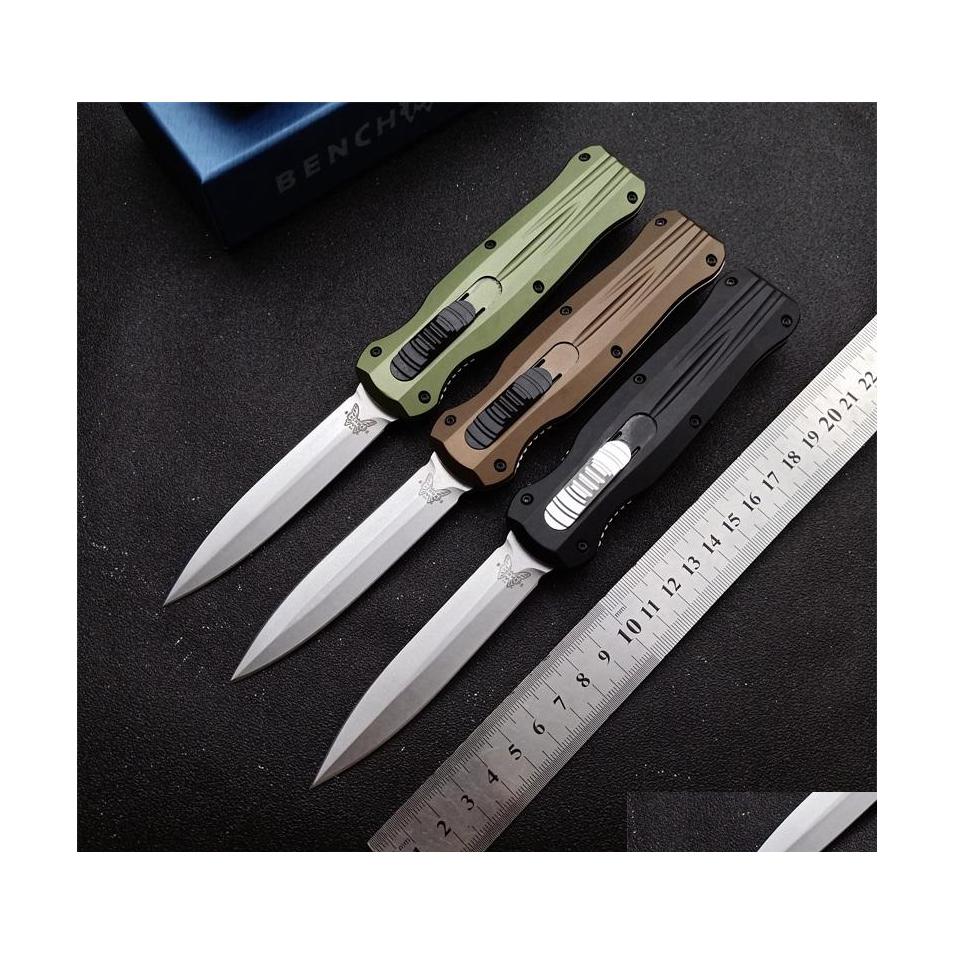Camping Hunting Knives Benchmade Bm3320 3320 Double Action Folding Matic Knife Outdoor Cam Pocket Kitchen Tool Edc Fruit 3300 3310 3 Dhhzo
Camping Hunting Knives Benchmade Bm3320 3320 Double Action Folding Matic Knife Outdoor Cam Pocket Kitchen Tool Edc Fruit 3300 3310 3 Dhhzo