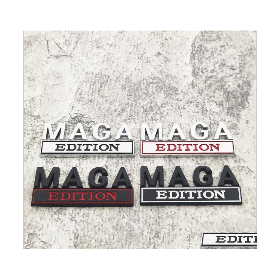 Party Decoration Sublimation 1Pc Maga Edition Car Sticker For Truck 3D Badge Emblem Decal Accessories 85X35Cm Drop Delivery Home Gar Dhi27
Party Decoration Sublimation 1Pc Maga Edition Car Sticker For Truck 3D Badge Emblem Decal Accessories 85X35Cm Drop Delivery Home Gar Dhi27