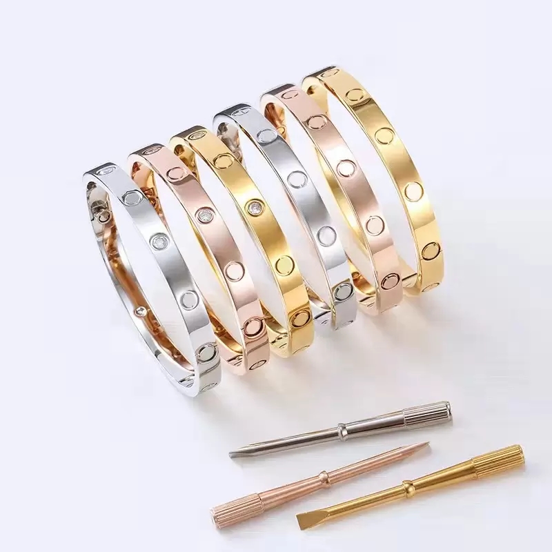 fashion love bracelet designer bracelets mens bangle jewelry plated gold silver titanium steel 6MM valentine s day wedding gift luxury bracelet designer for women
fashion love bracelet designer bracelets mens bangle jewelry plated gold silver titanium steel 6MM valentine s day wedding gift luxury bracelet designer for women