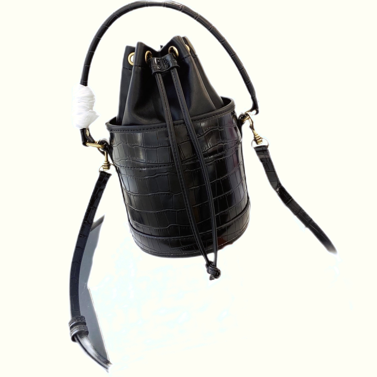 Crossbody Bag mini bucket handbag Designer Luxury With Featuring Iconic Signasure And Nice Overstitchiing, Black
Crossbody Bag mini bucket handbag Designer Luxury With Featuring Iconic Signasure And Nice Overstitchiing, Black